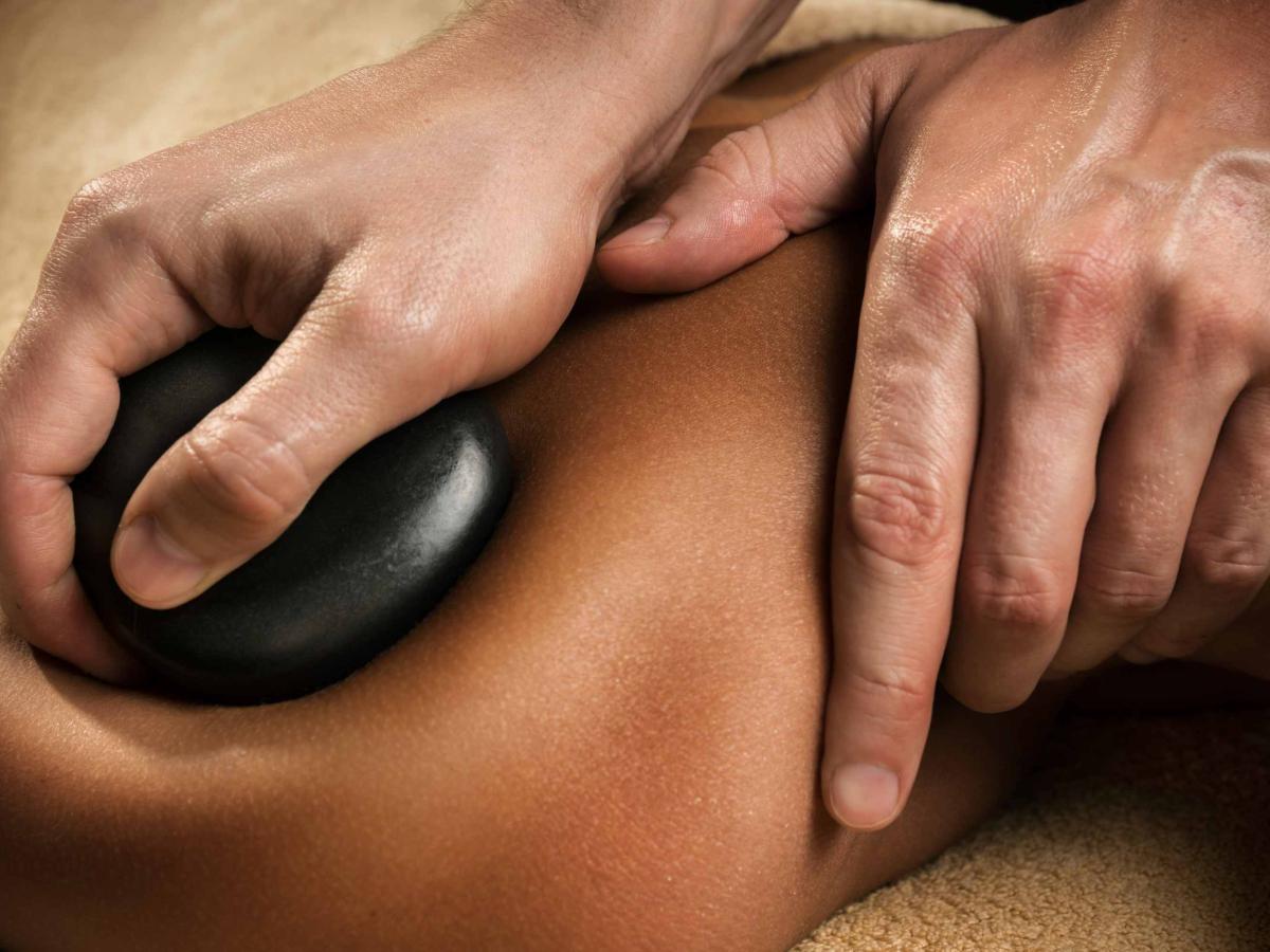 Hot stone massage